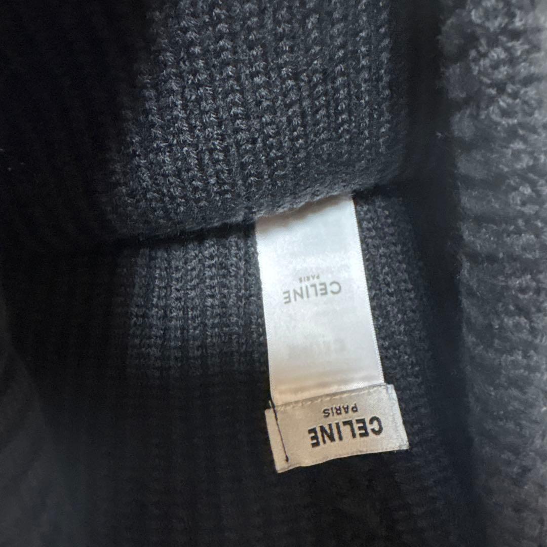 CELINE 黒 ニット帽