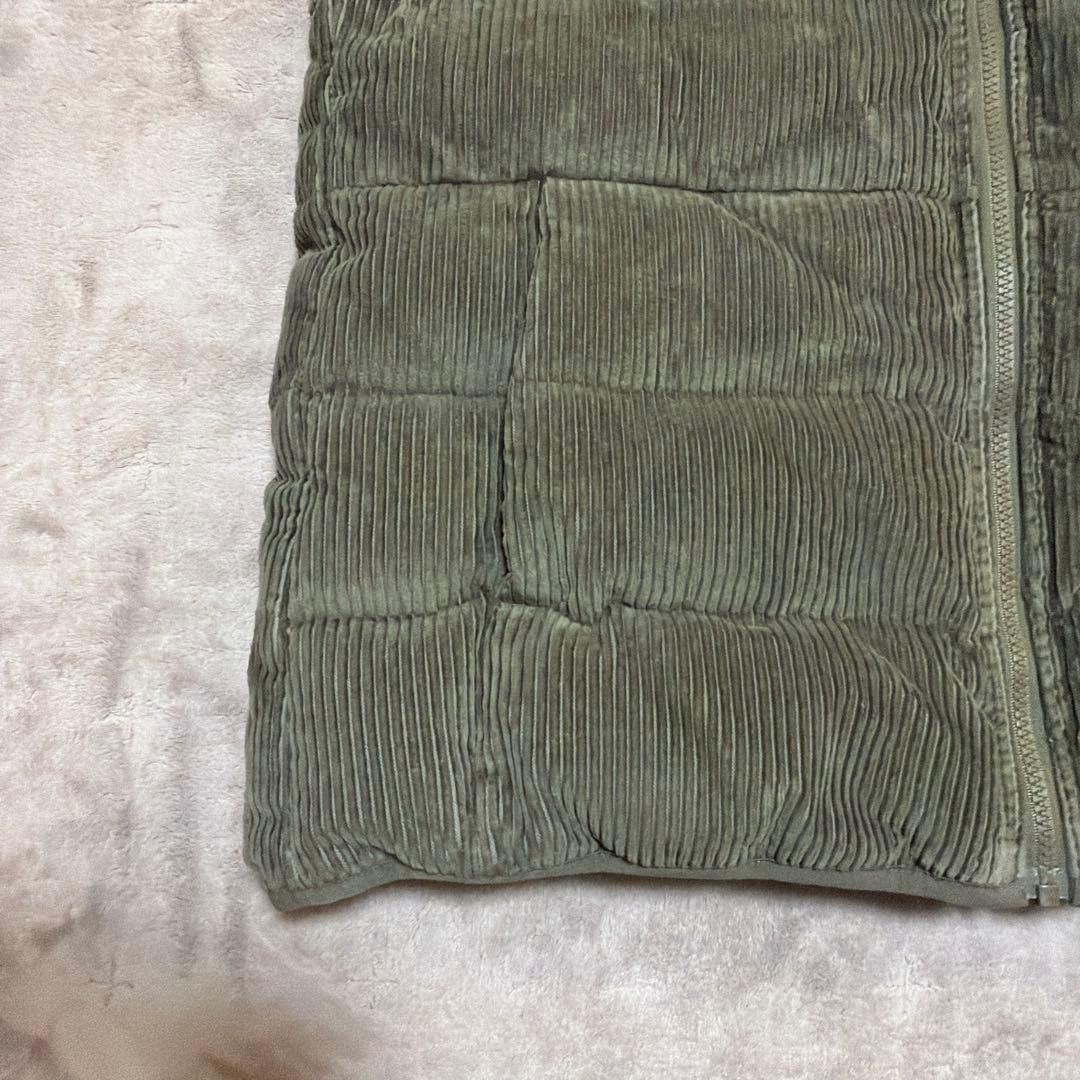 パタゴニア リバーシブル・コットン・ダウン・ベスト メンズM ウィメンズL 緑