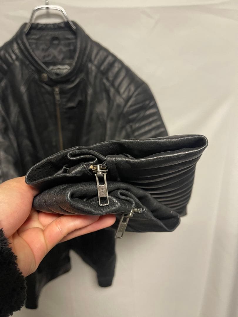 ★GENUINE Leather★レザー ライダースジャケット★バイカー★XL★