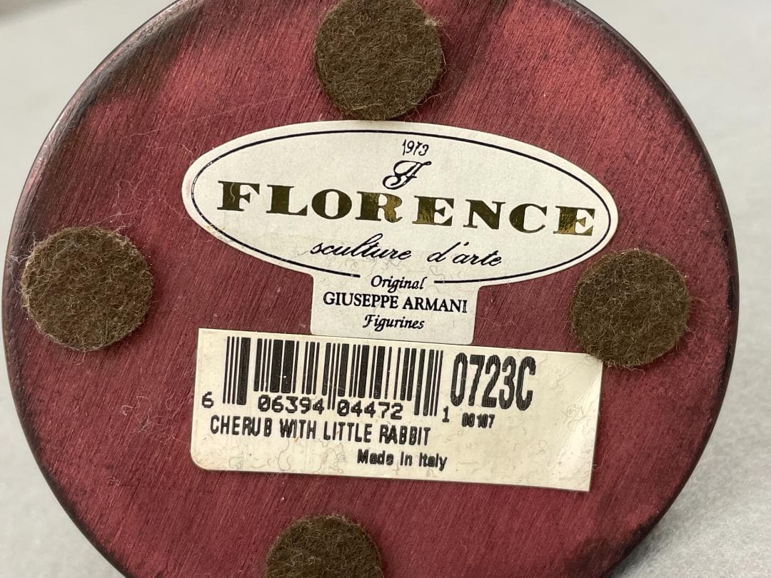 ジュゼッペ アルマーニ 天使と小さなウサギ 723C 1997年製フローレンス社