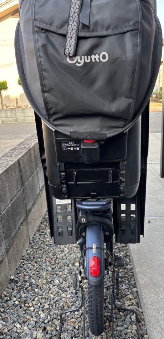 Gyutto 3人乗り　後付けシート　電動アシスト自転車 チャイルドシート付き