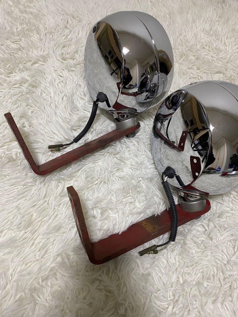 肉団子 IPF丸型フォグランプ クローム　２００Φ