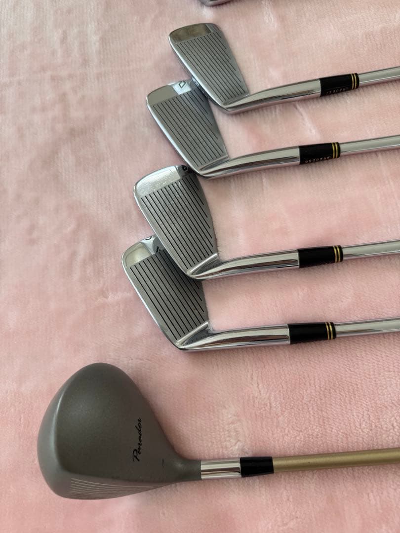 アイアンとドライバーのクラブセット 10本、写真でご確認下さい、即購入可