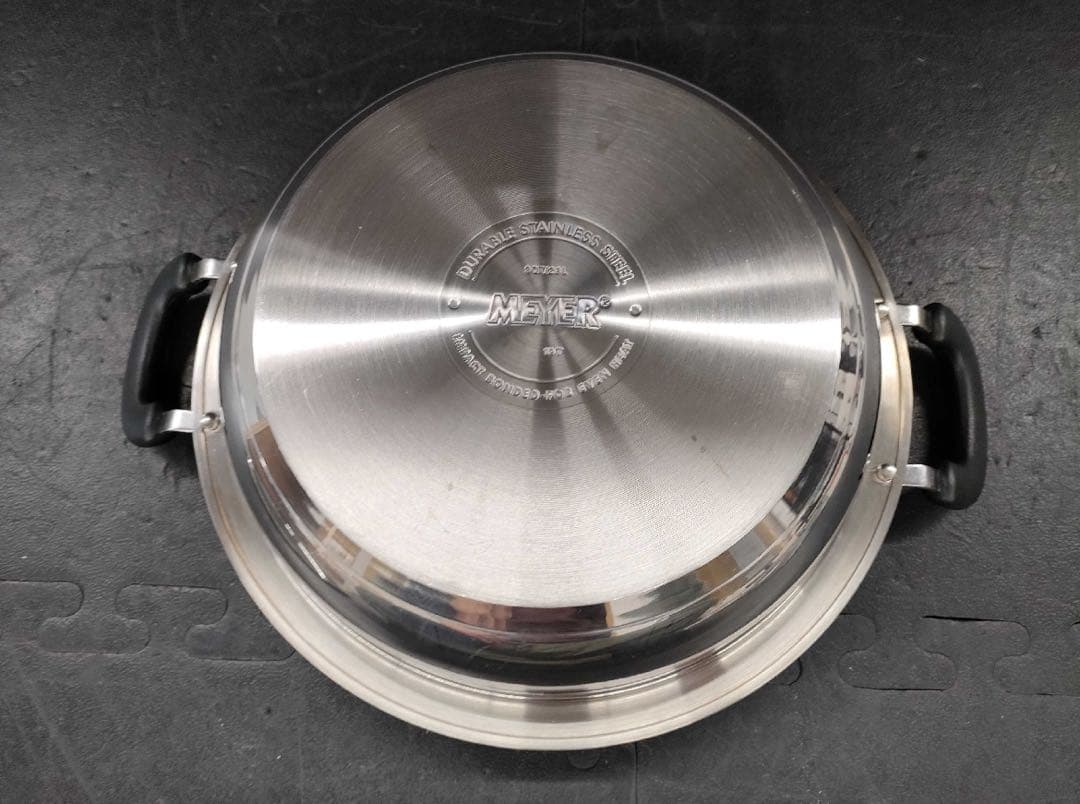 マイヤー　サイズアップ　ホットポットプロ　両手鍋　SC25　W26　ガラス蓋付き