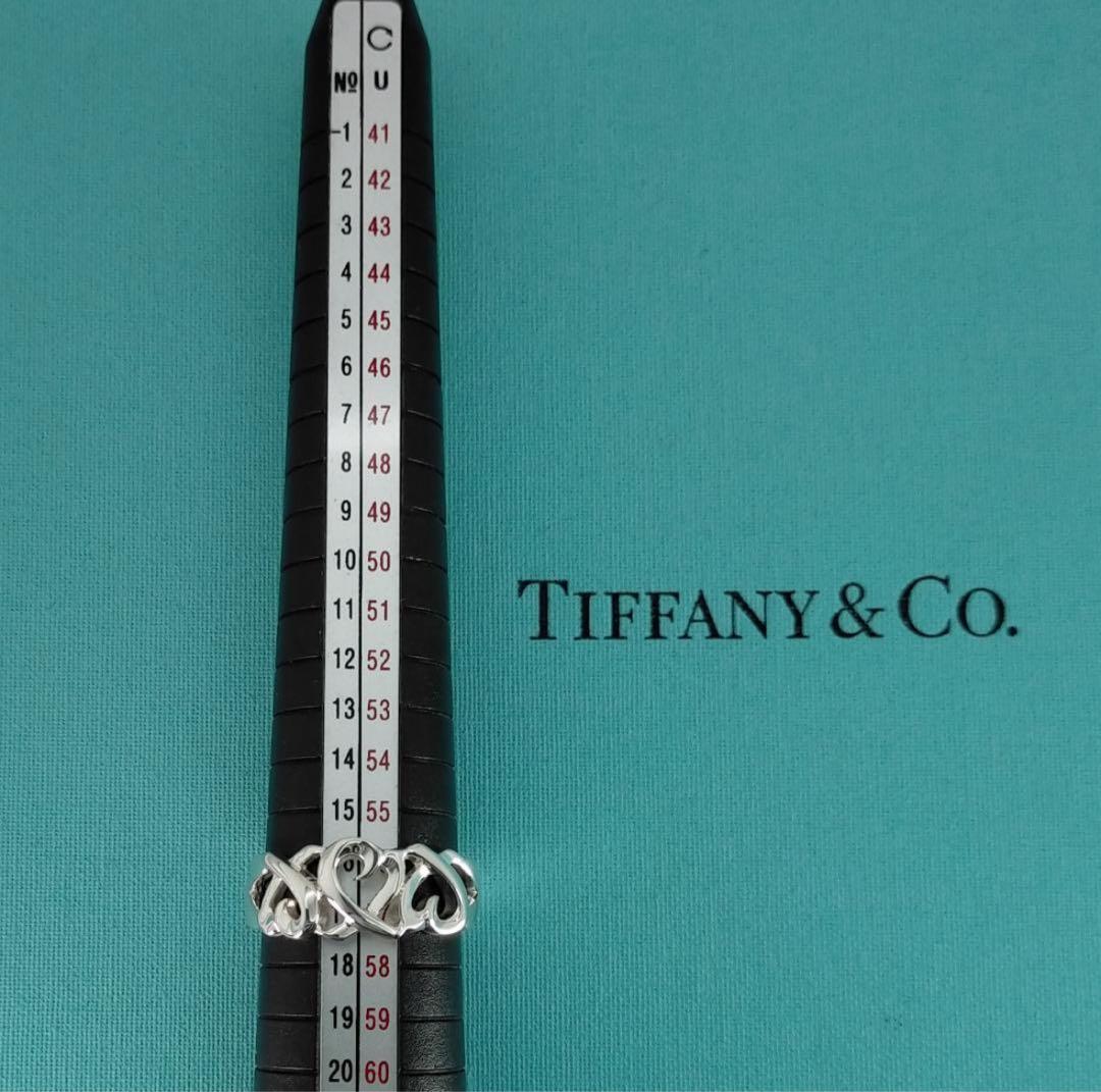 た*き様 【ティファニー】【正規品】ラビングハート　トリプル　リング　１７号　2