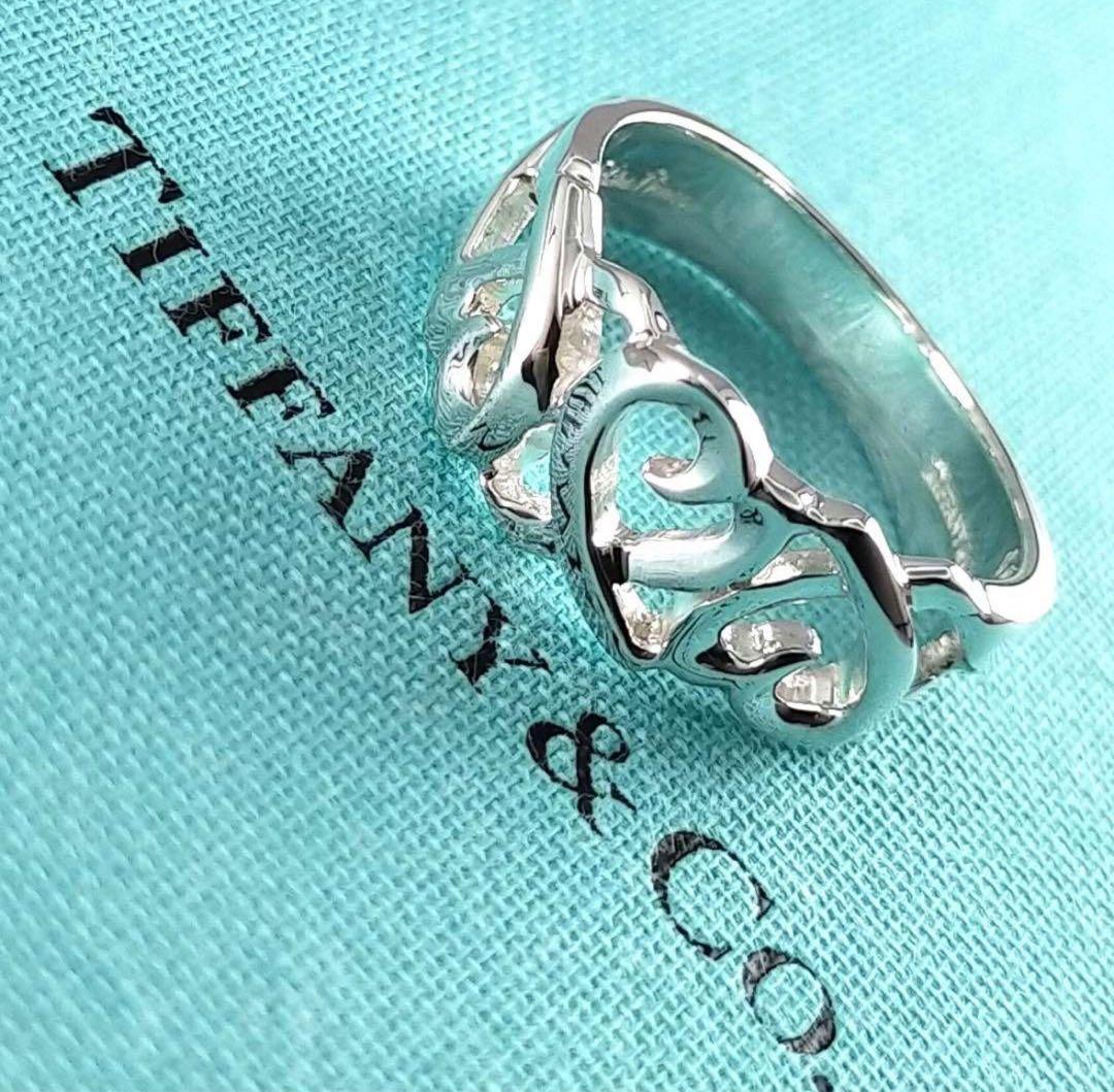 た*き様 【ティファニー】【正規品】ラビングハート　トリプル　リング　１７号　2