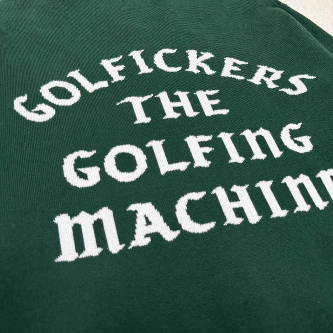 Golfickers ゴルフィッカーズ ジップ ニット ジャケット グリーン L