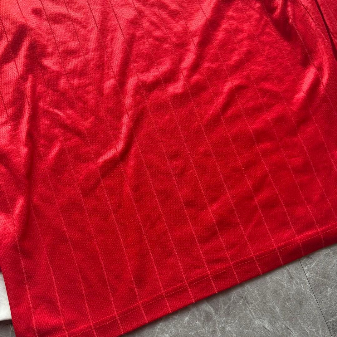 usa製　old adidas ゲームシャツ　ストライプ　長袖　オリジナルス