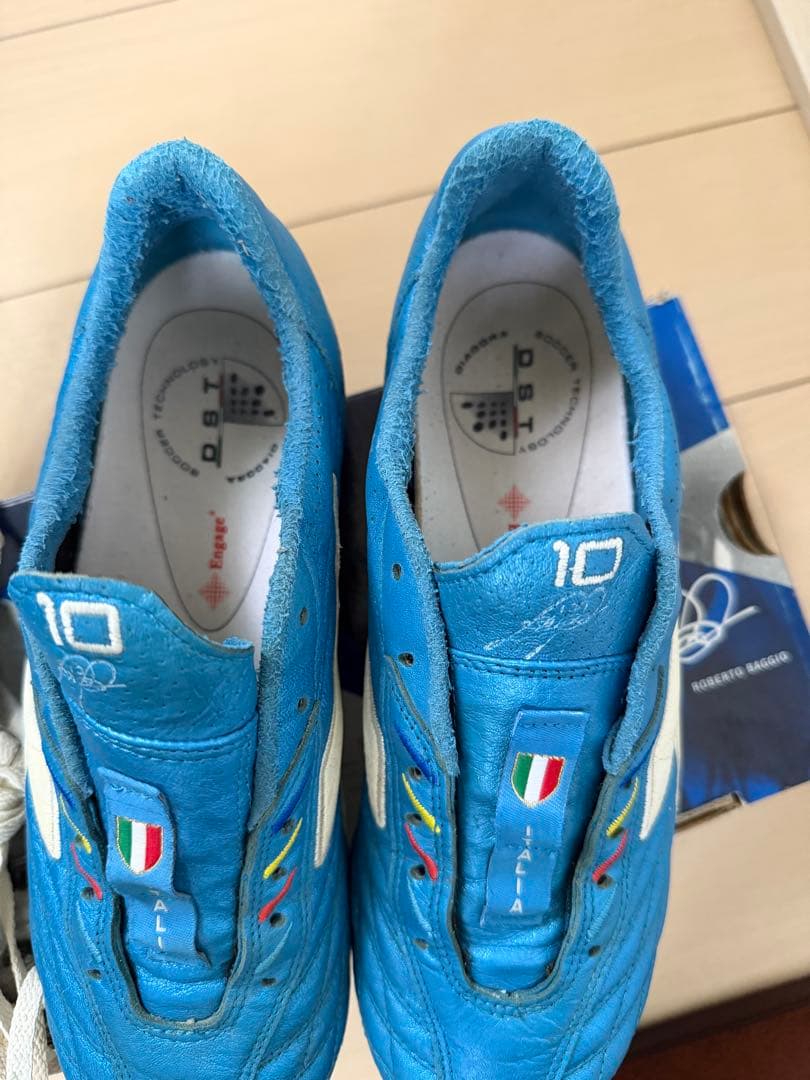 限定 ロベルト・バッジョ 引退試合着用モデル 26.0 スパイク DIADORA
