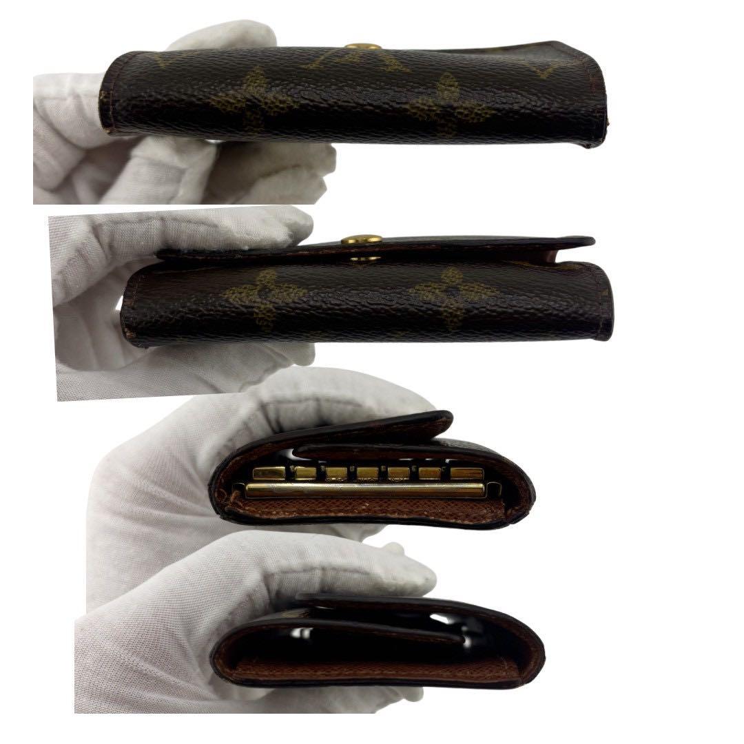 【極美品】ルイヴィトン ミュルティクレ6 キーケース6連 モノグラム 男女兼用