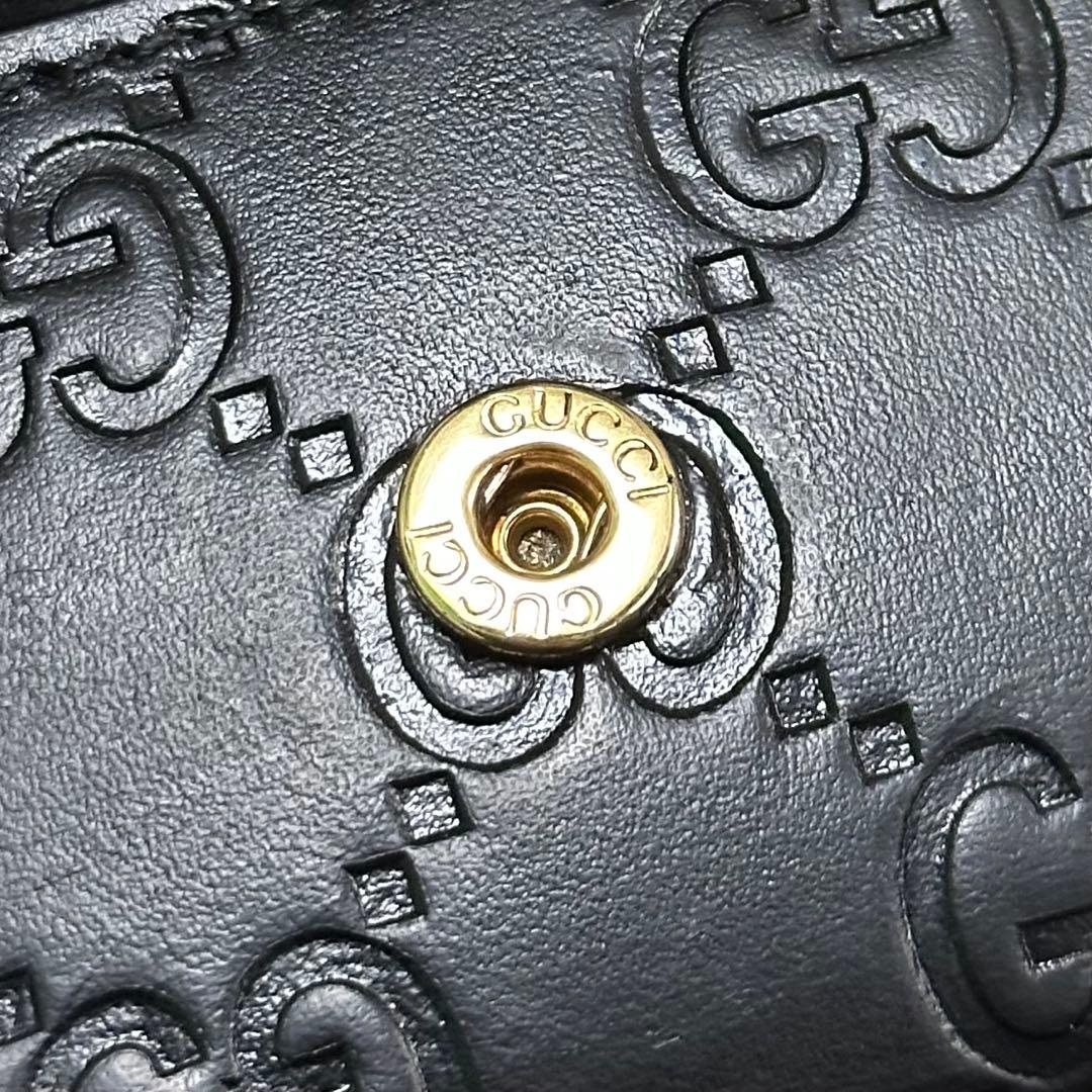 GUCCI グッチ　キーケース　６連　インターロッキング　グッチシマ　GG