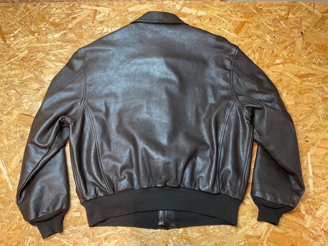 ビッグサイズ SADDLERY COOPER ゴートスキン A-2 46R