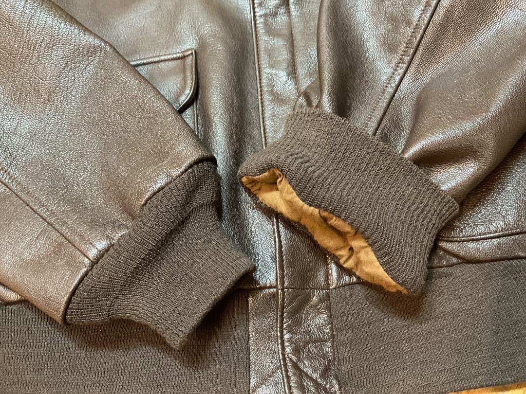 ビッグサイズ SADDLERY COOPER ゴートスキン A-2 46R