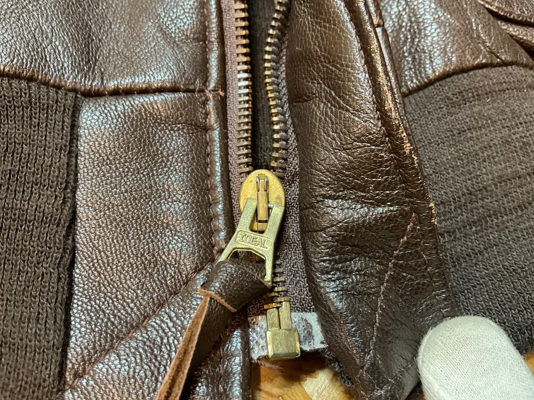 ビッグサイズ SADDLERY COOPER ゴートスキン A-2 46R