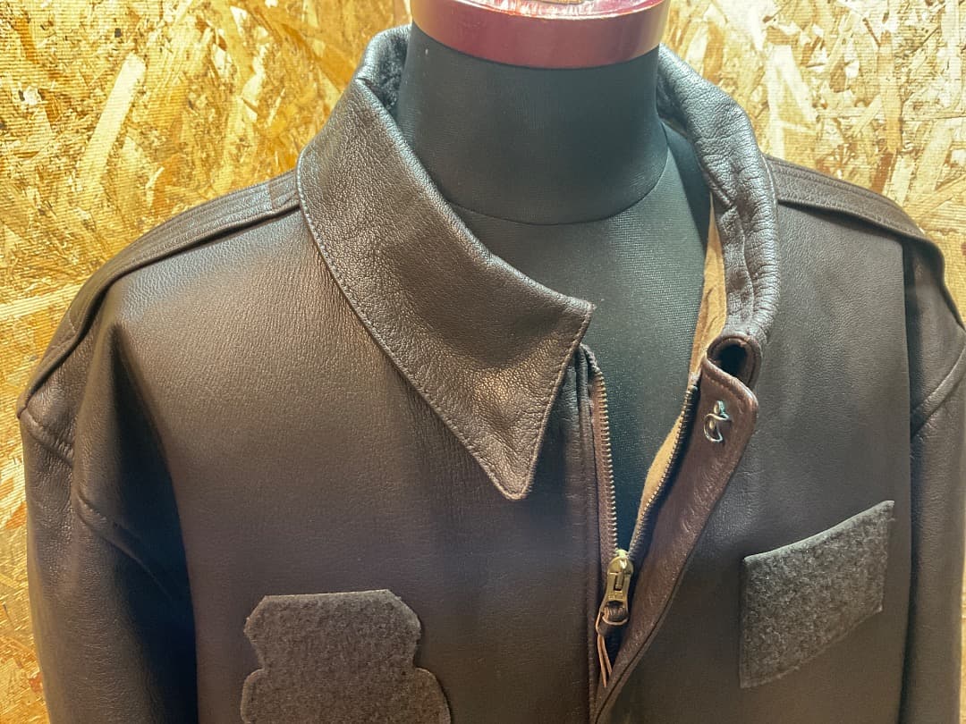 ビッグサイズ SADDLERY COOPER ゴートスキン A-2 46R