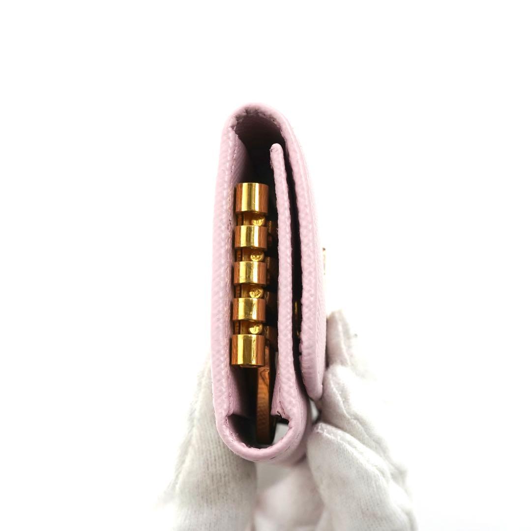 ✨未使用展示品✨　PRADA キーケース　キーリング　サフィアーノレザー　4連