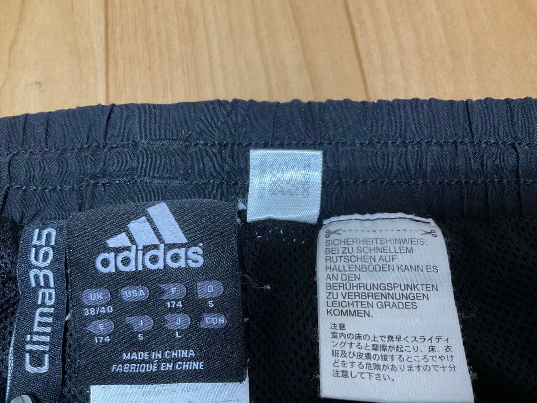 ACミラン adidas ジャージ上下(黒・赤)サイズL