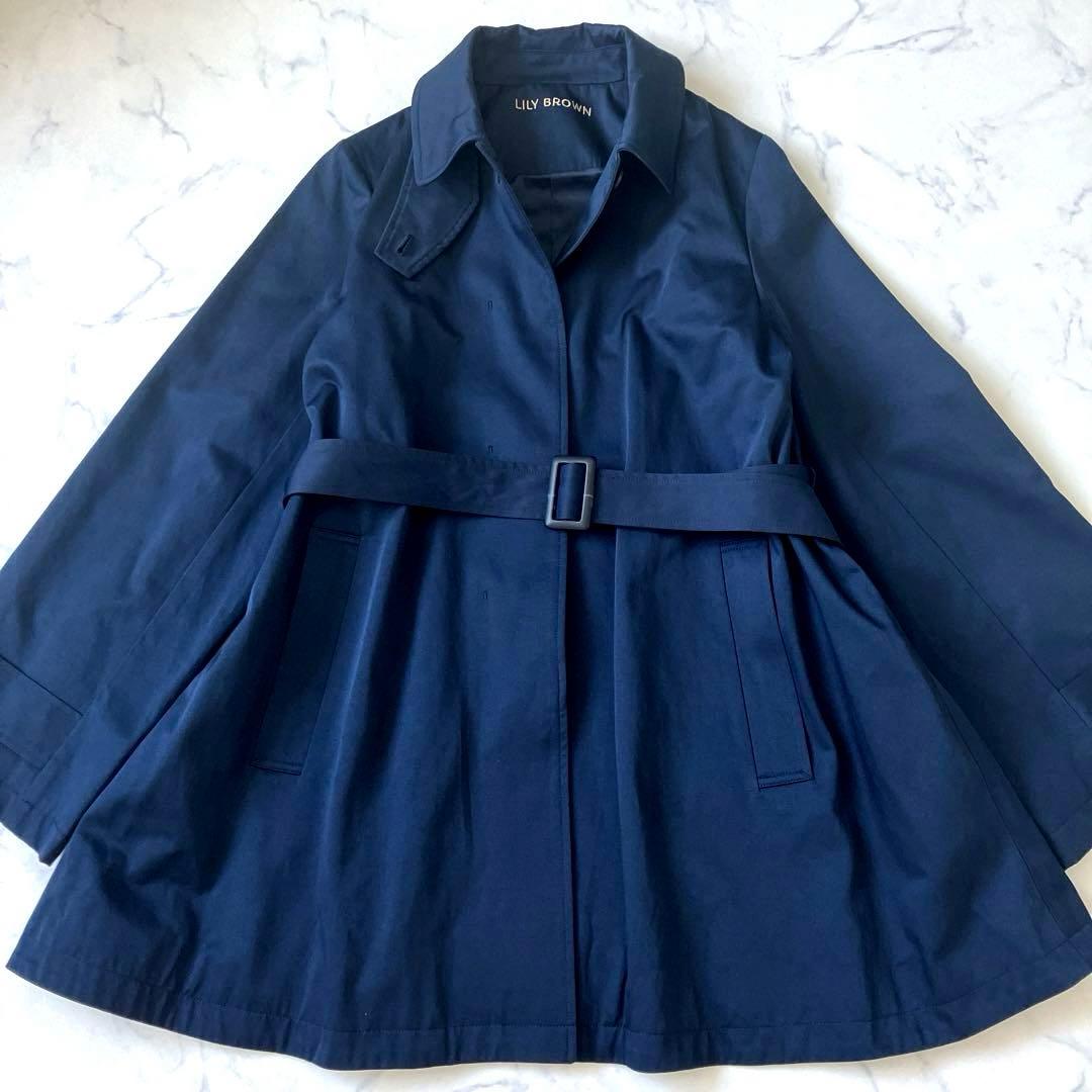 美品　25SS LILY BROWN リリーブラウン 3wayケープコート