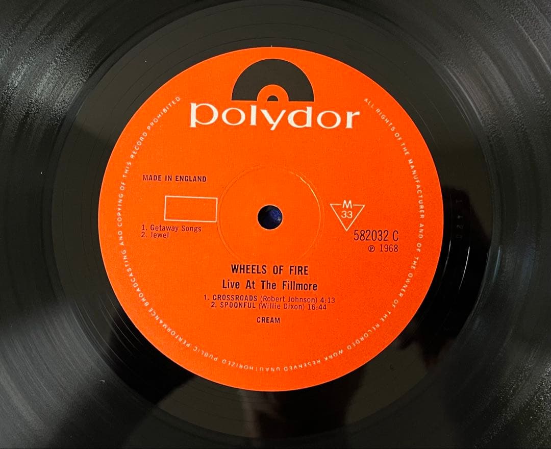 UKOrg クリーム Wheels Of Fire 稀少Mono