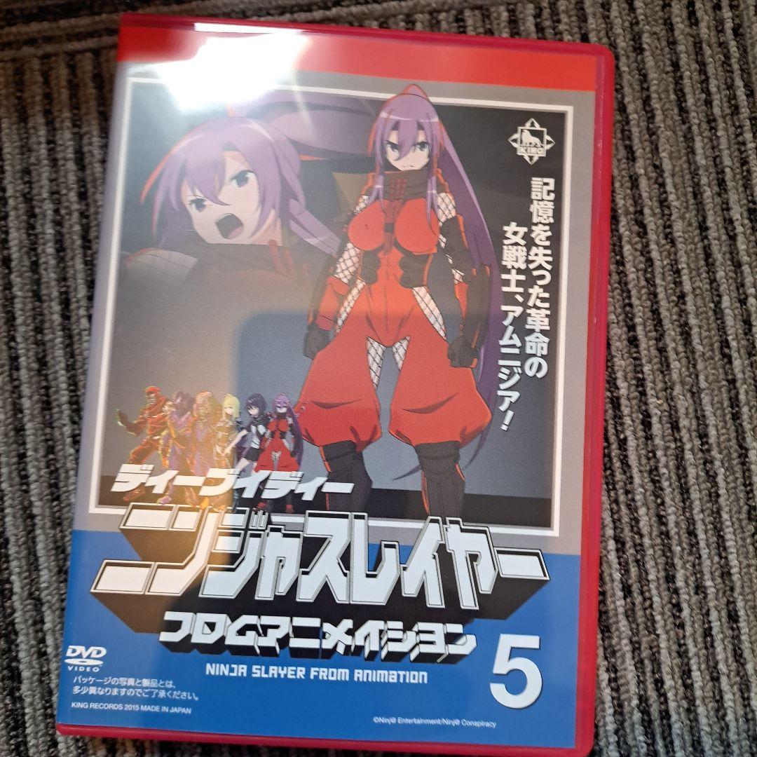 ニンジャスレイヤー フロムアニメイシヨンDVD レンタルアップ]全6巻セット
