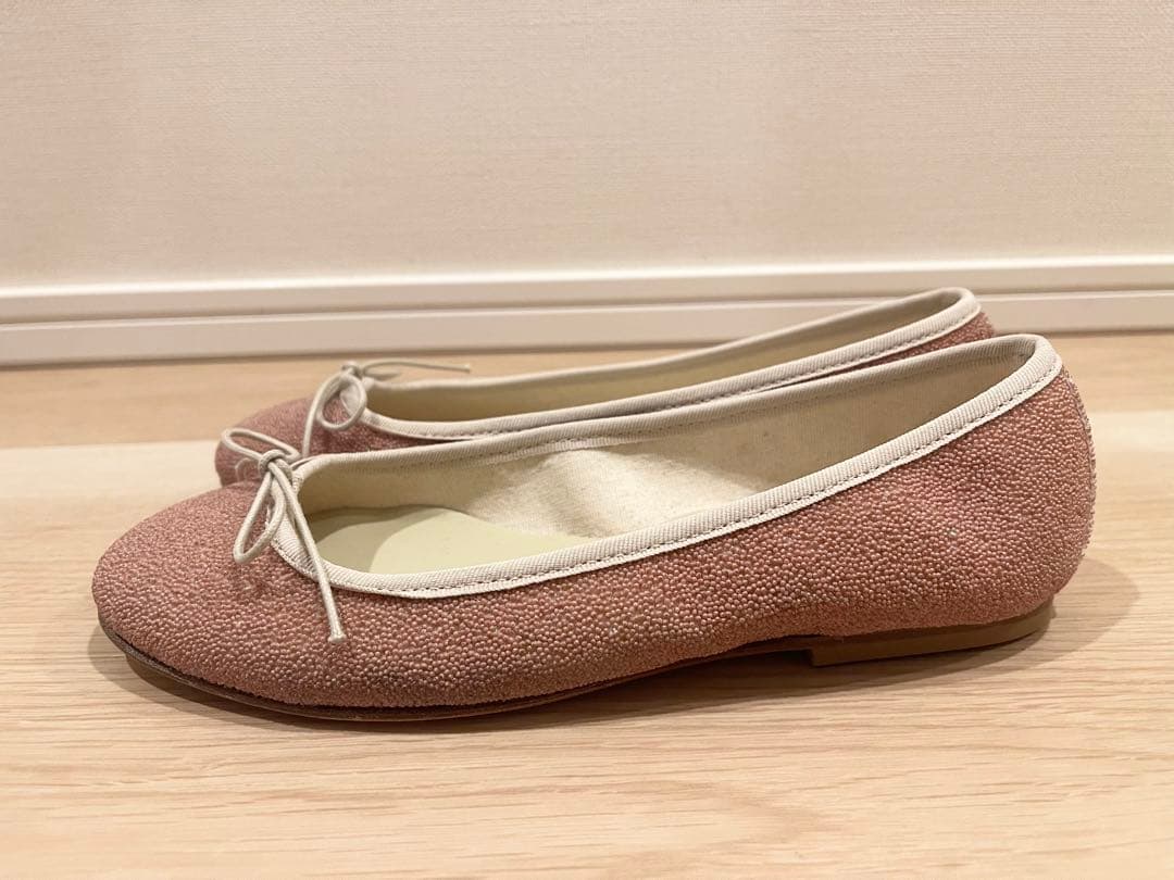 美品ANNIEL イタリア製　グリッター ラメ バレーシューズ36 23cm