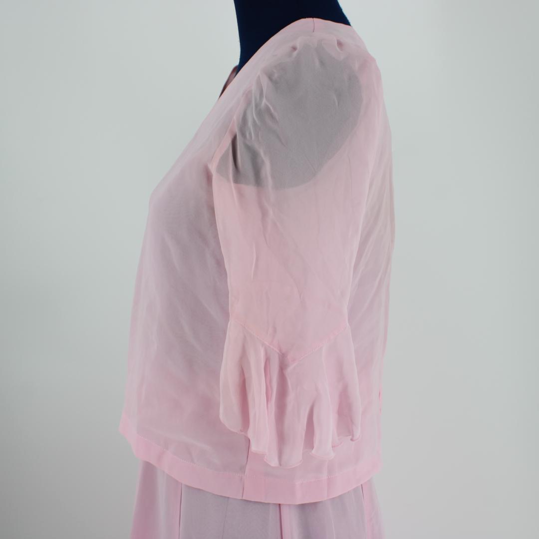 【美品社交ダンス衣装】上下セット トップス スカート U:NA かわいい 可愛い