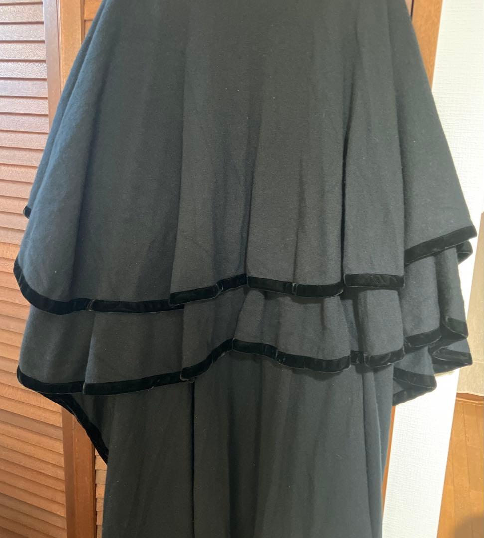 ISABELCANOVASカシミア90%ケープコート