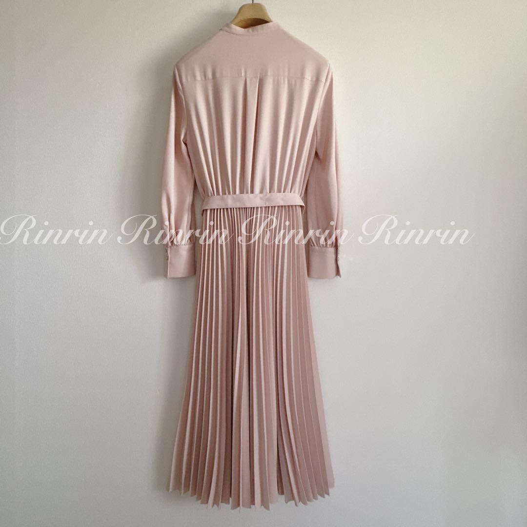 ANAYI バックサテンプリーツワンピース 36