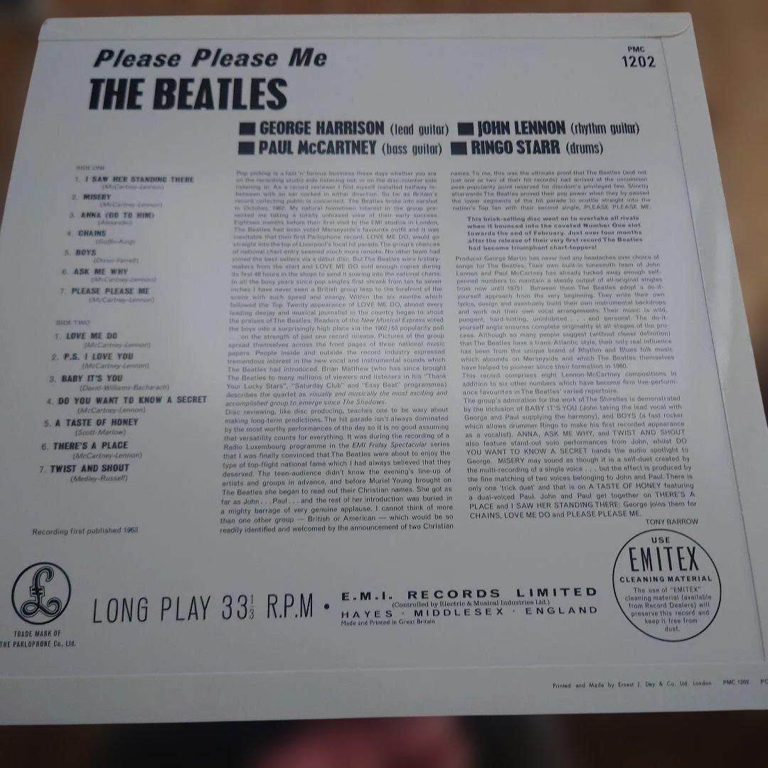 UK盤THE BEATLES PLEASE PLEASE ME
