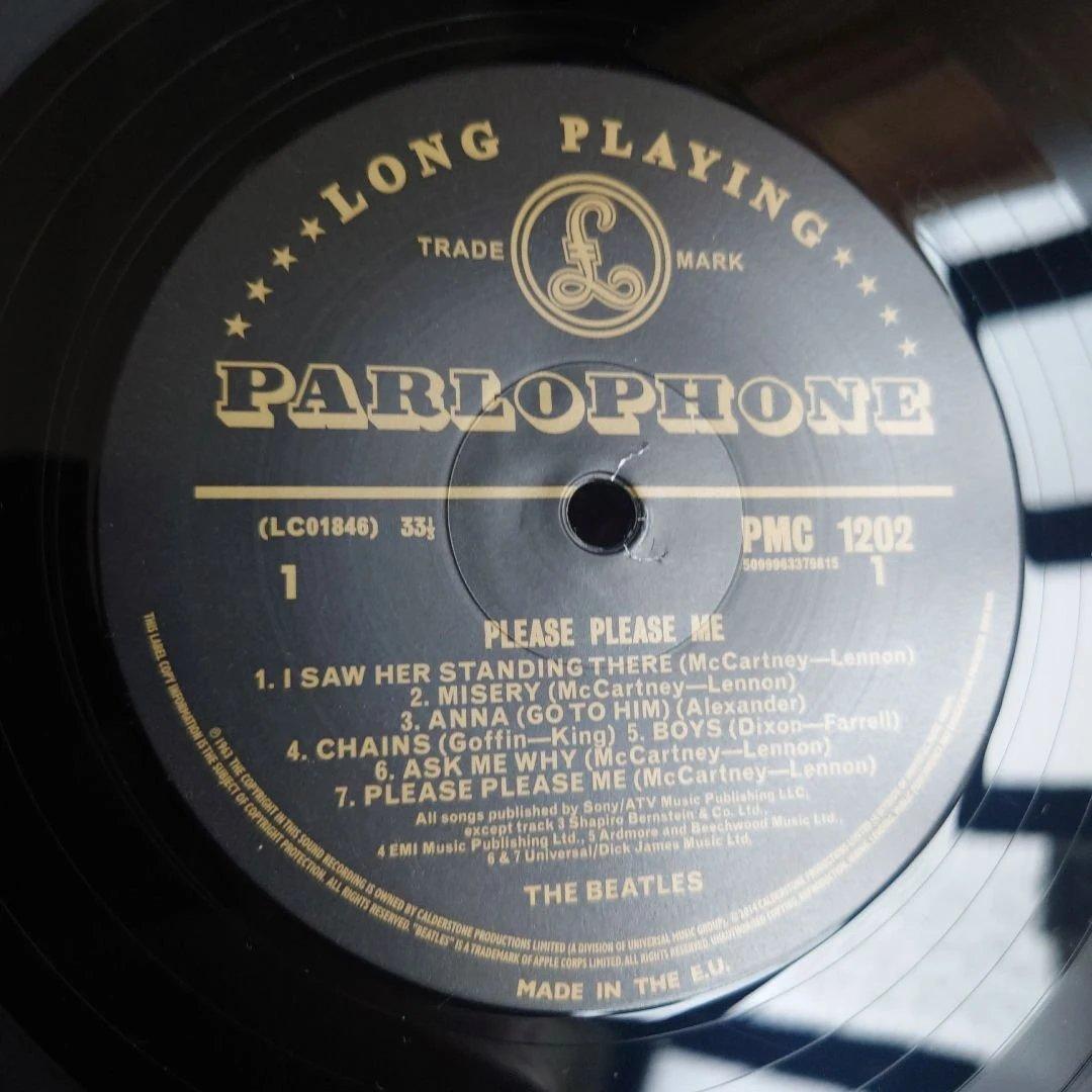 UK盤THE BEATLES PLEASE PLEASE ME