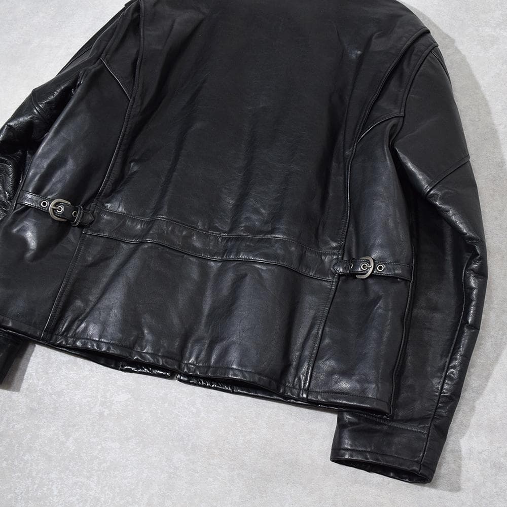 90s Polo by Ralph Lauren レザースポーツジャケット L