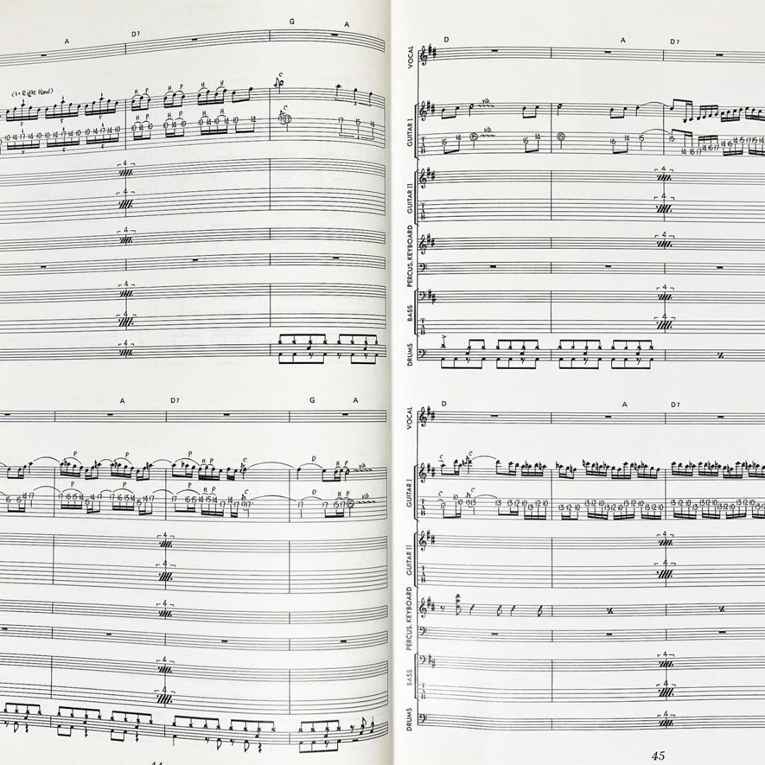 楽譜【PRESENCE｜ベスト・セレクション】〜バンドスコア・全12曲掲載