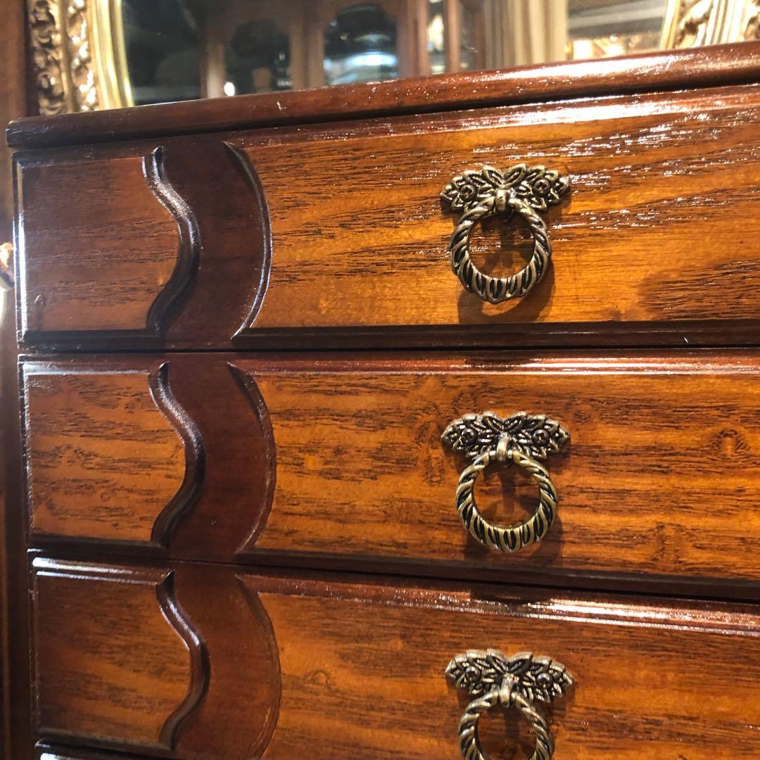 アンティーク小物入れ　書類ケース　ジュエリーボックス　コンパクトサイズ