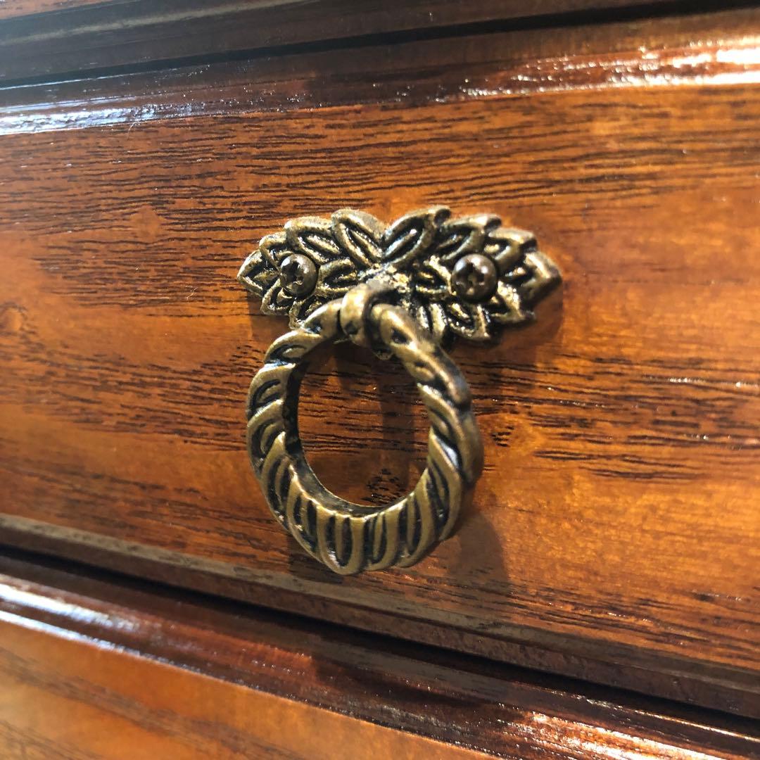 アンティーク小物入れ　書類ケース　ジュエリーボックス　コンパクトサイズ