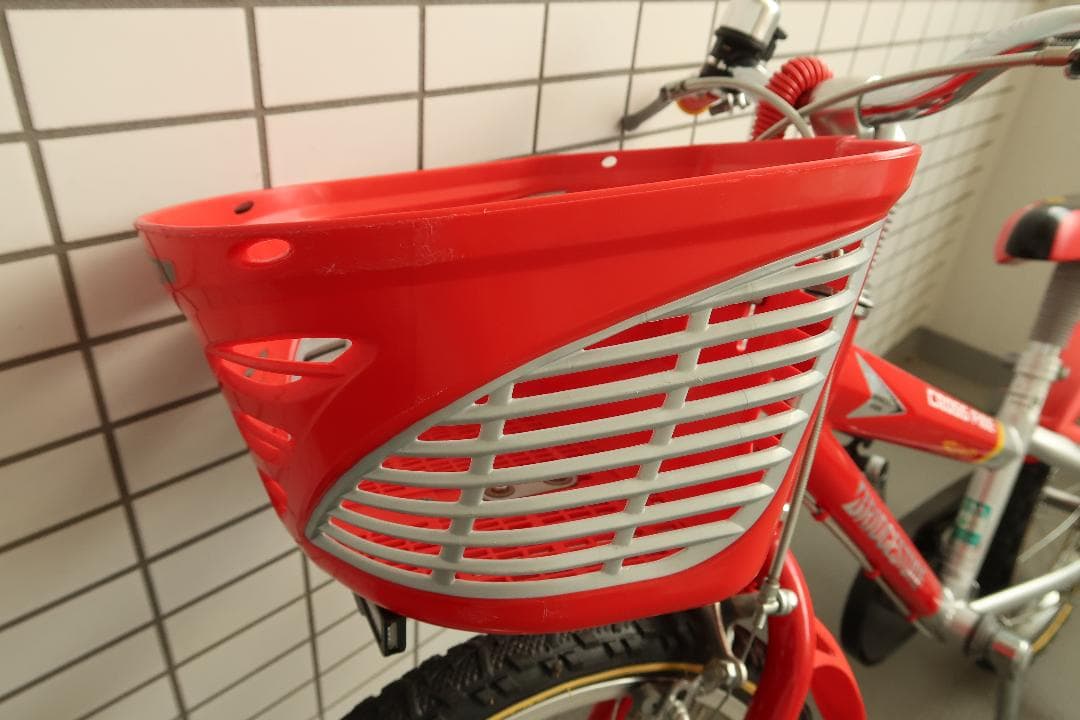 【ジャ⭐️】ブリヂストン クロスファイヤーキッズ 18型 レッド/シルバー