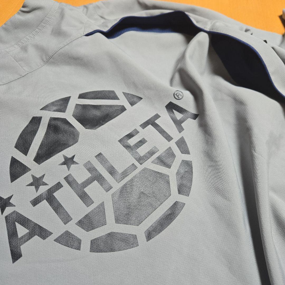 美品　アスレタ　L　ピステ　セットアップ　グレー　上下　ATHLETA　サッカー