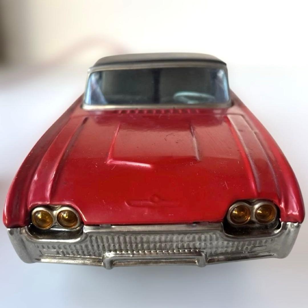 米澤玩具★フォード サンダーバー ドコンバーチブル電動走行リモコン屋根開閉ブリキ