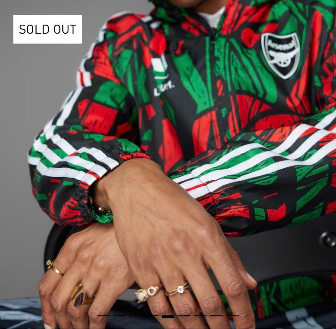 adidas × LABRUM アーセナル ウインドブレーカー Lサイズ 完売品