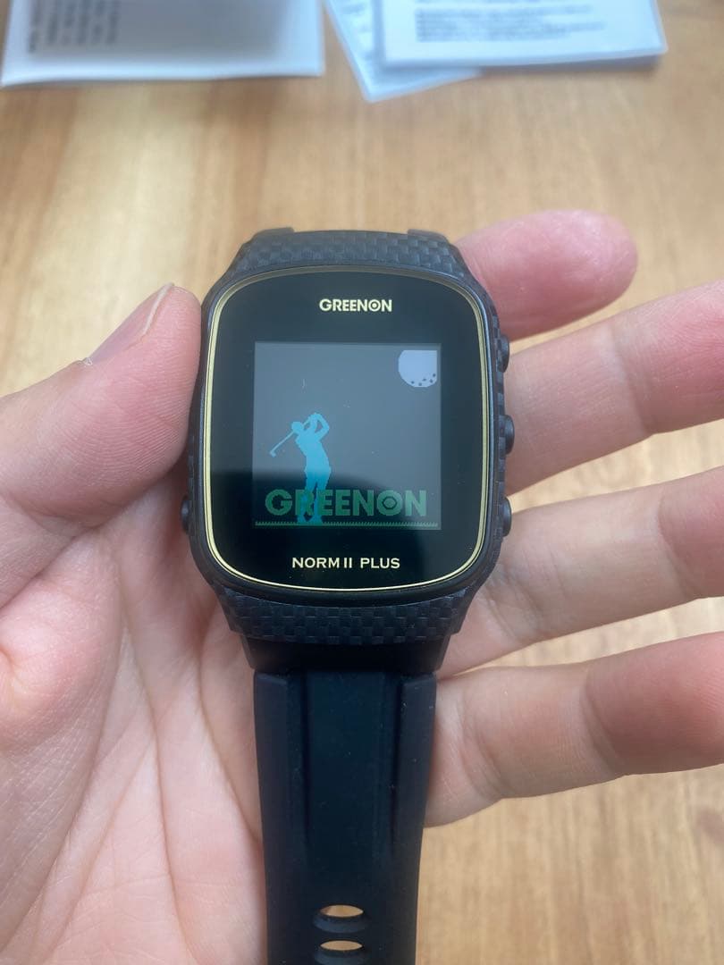 美品 GreenOn グリーンオン ノルムⅡプラス ブラック 距離計 GPS
