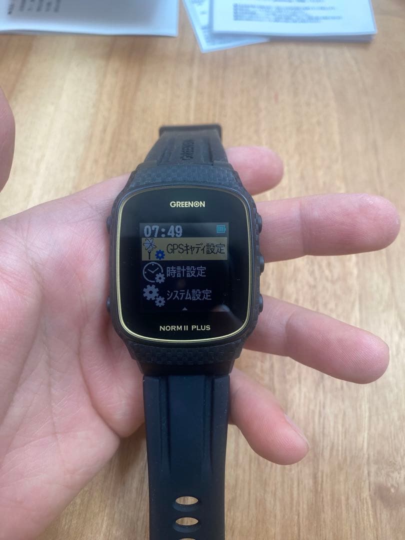 美品 GreenOn グリーンオン ノルムⅡプラス ブラック 距離計 GPS