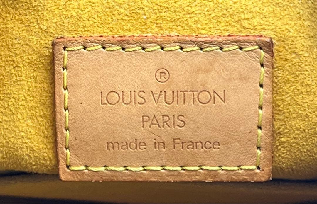 ルイヴィトン　デニム　ハンドバッグ　プリーティー　M95020 モノグラム