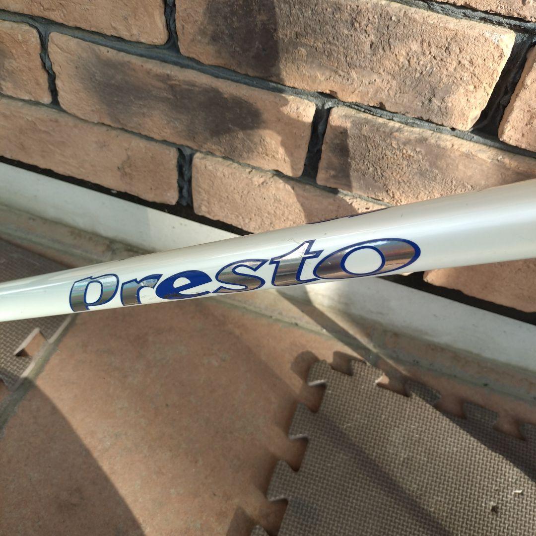 競輪　NJS認定　Presto ピストフレーム パールホワイト