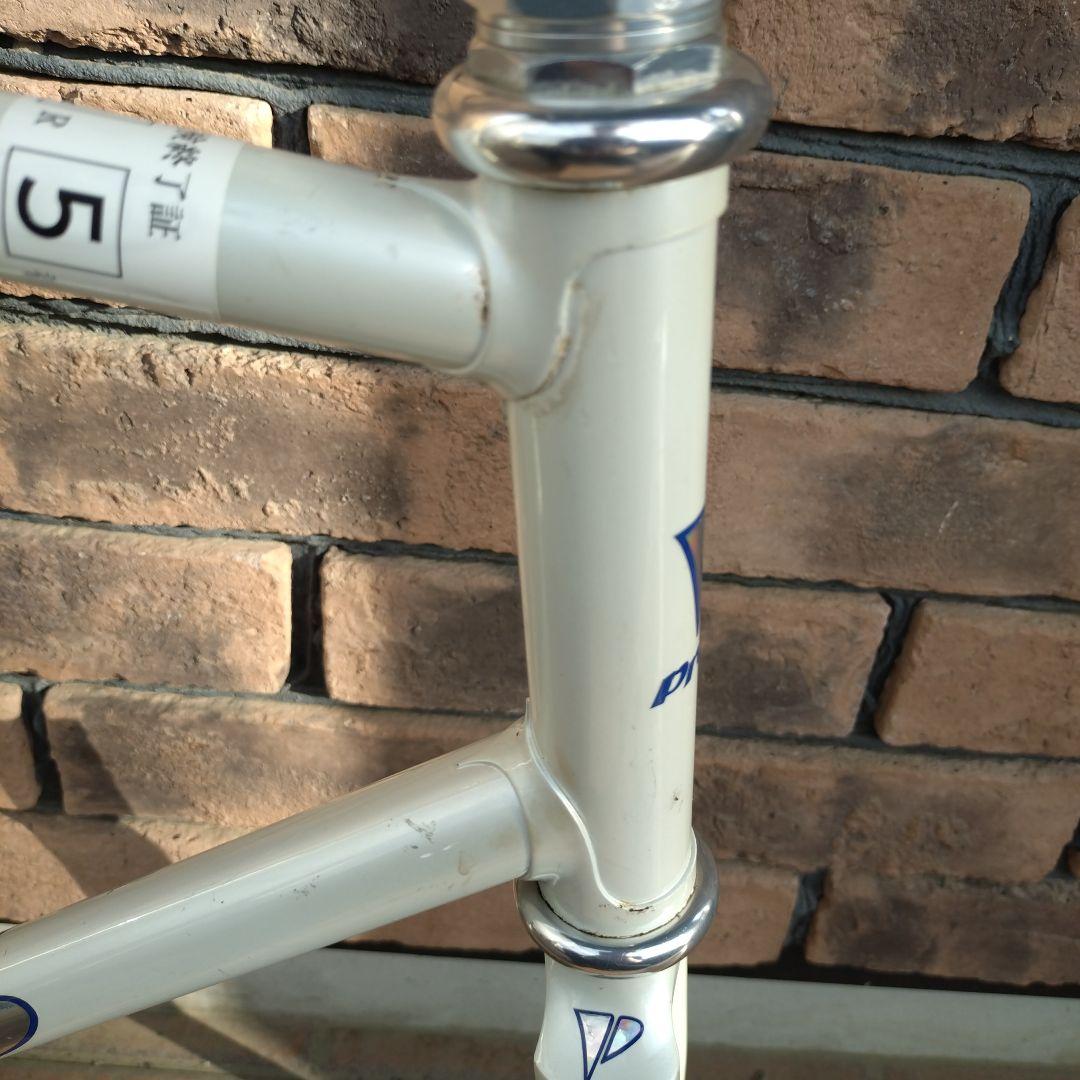 競輪　NJS認定　Presto ピストフレーム パールホワイト