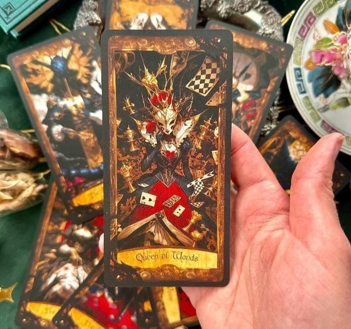 【正規品タロットカード】超美麗✨希少インディーズ✨ダークなアリスの世界のデッキ