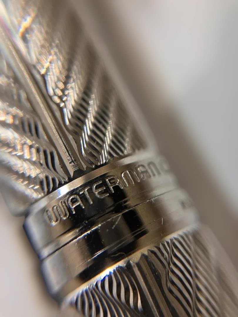 美品です！万年筆 WATERMAN C/F シルバー 18k ウォーターマン