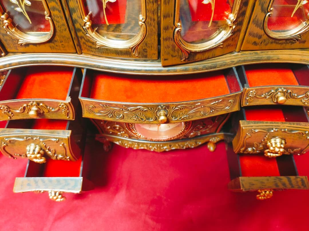 引き出し付き　ミュージカルバレリーナ　ジュエリーボックス　宝石箱