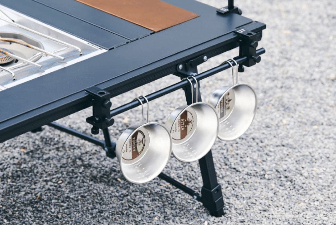 アルペンアウトドアーズ　アルミユニットテーブル110オプション2点付きセット