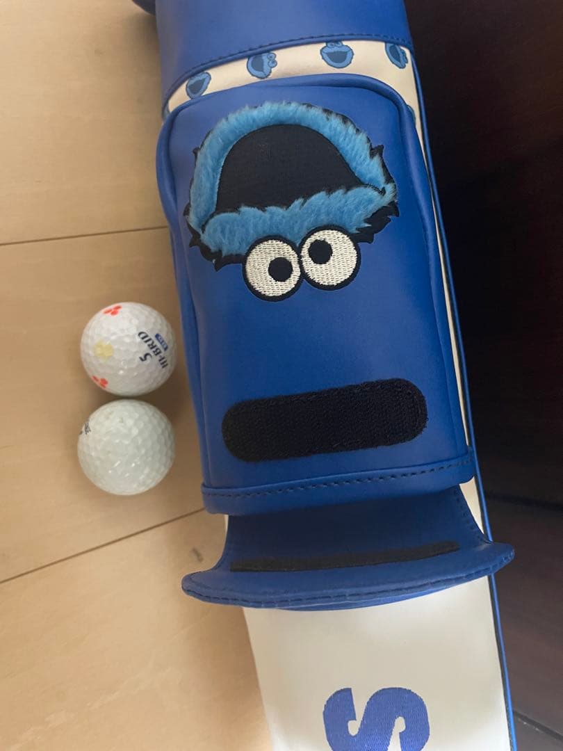 セサミストリート ゴルフバッグ キャディバッグ ＆練習用セット