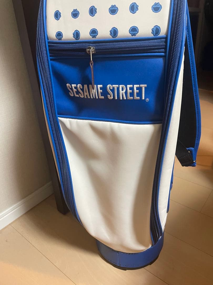 セサミストリート ゴルフバッグ キャディバッグ ＆練習用セット