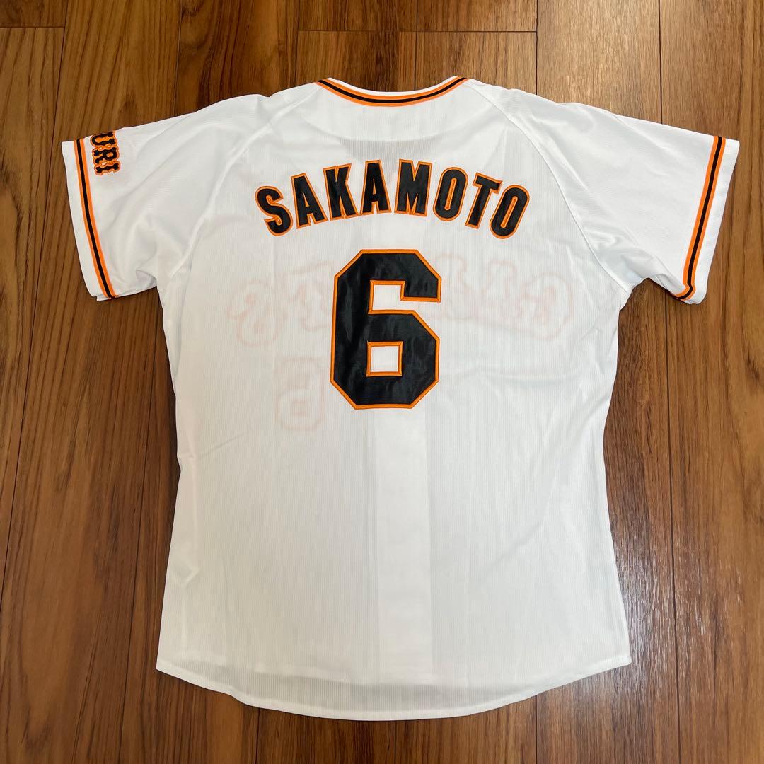 【美品】 MIZUNO 読売ジャイアンツ ユニフォーム #6 坂本 L 巨人 白